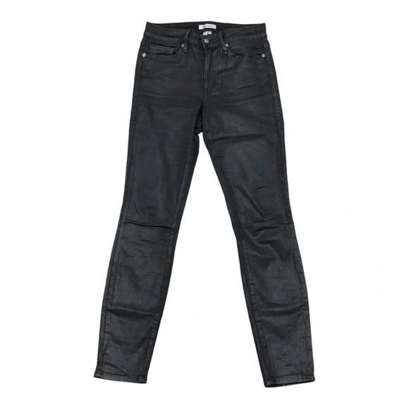 Good American Women's Good Legs Coated Skinny Jeans Size 4